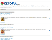 Tablet Screenshot of ketoflu.com